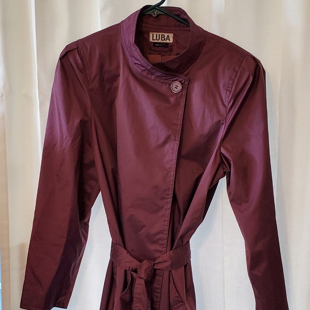 Vintage Raincoat Trench Coat Luba 80's Knee Length - Picture 5 of 5